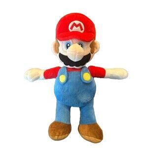 Mario Super Mario Brothers 16” Plush Toy Stuffed Doll Nintendo